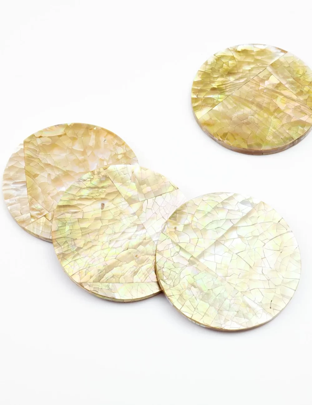 Cracked Pearl - Mother of Pearl Coasters - Image 2