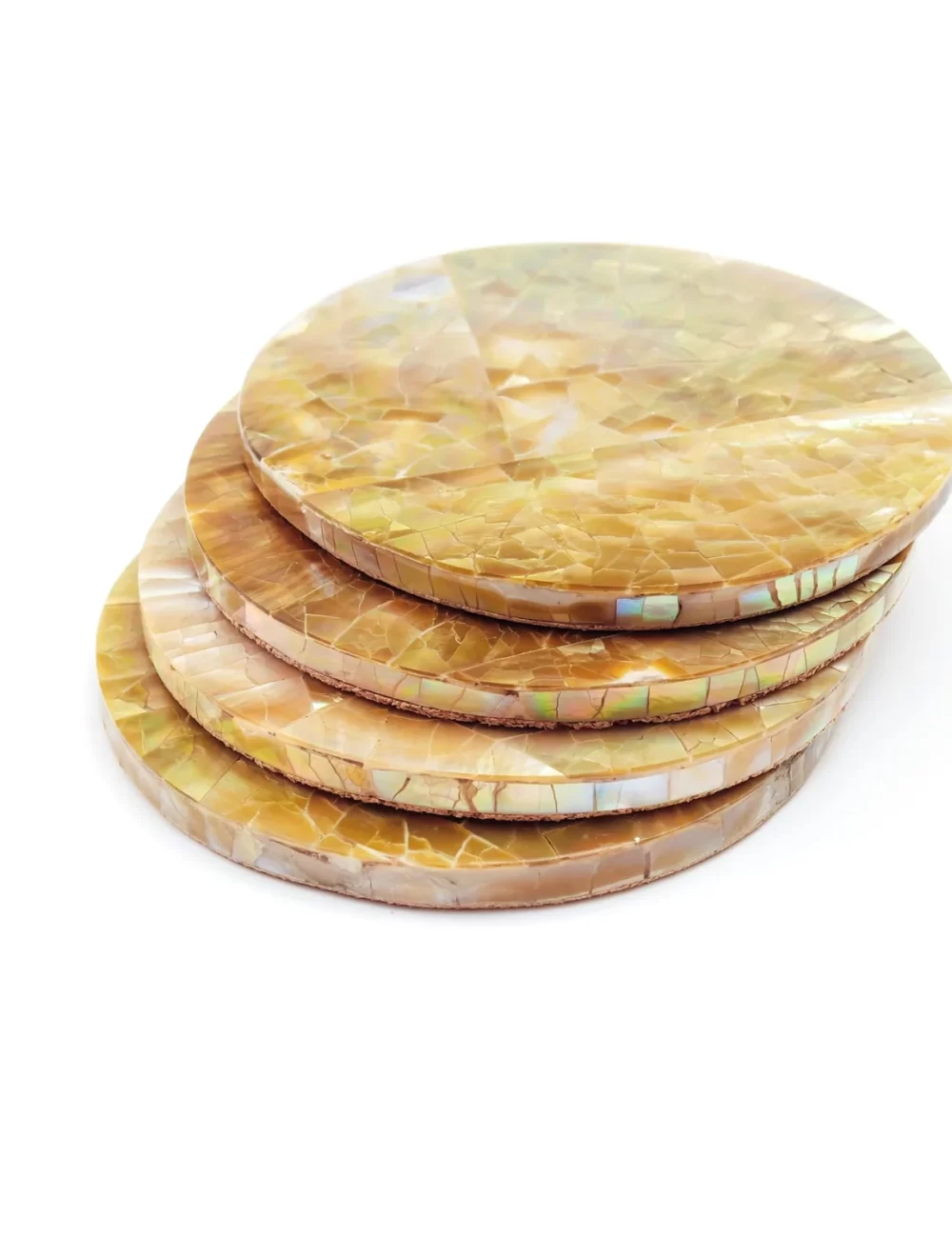 Cracked Pearl - Mother of Pearl Coasters - Image 4