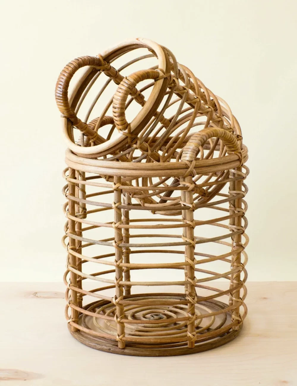 Rattan Cylinder Basket - Storage Baskets, set of 2  LIKHÂ